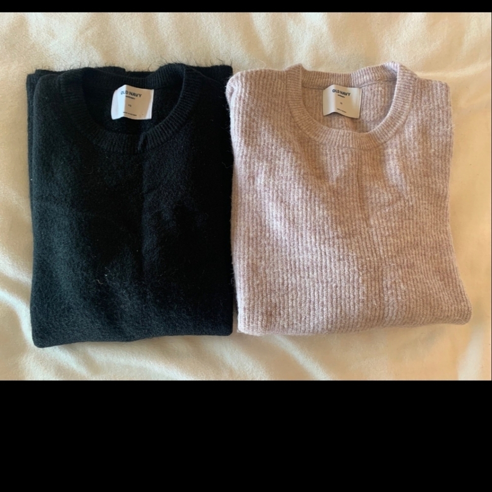 Old Navy Maternity Sweaters - Pink/Purple & Black